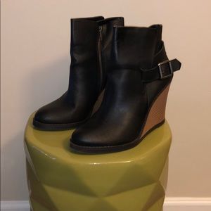 Cute wedge booties